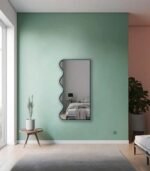 Squiggle Acrylic Mirror | Unique Funky Wall Mirror | Full-Length Style"